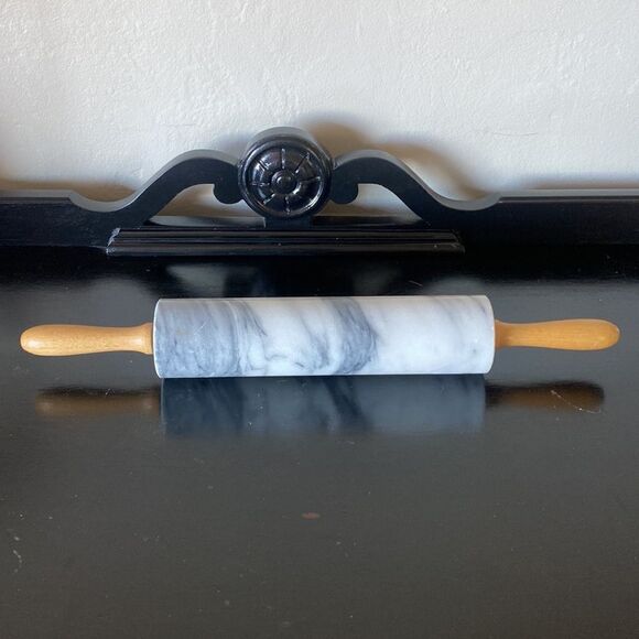 HiMARK Marble Rolling Pin With Wooden Handles - Picture 6 of 7